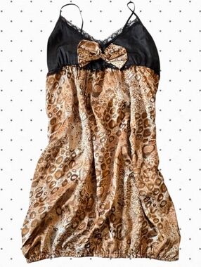 Asian Brand Animal Print Bow Dress